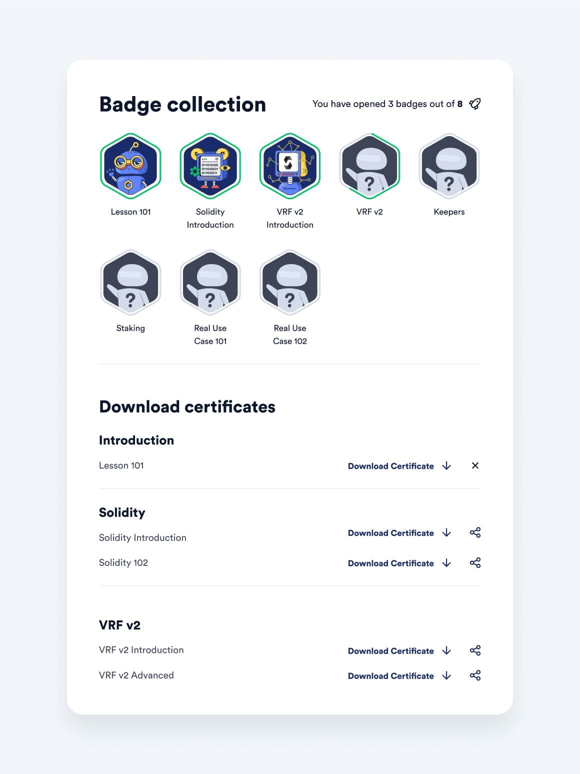 badge collection